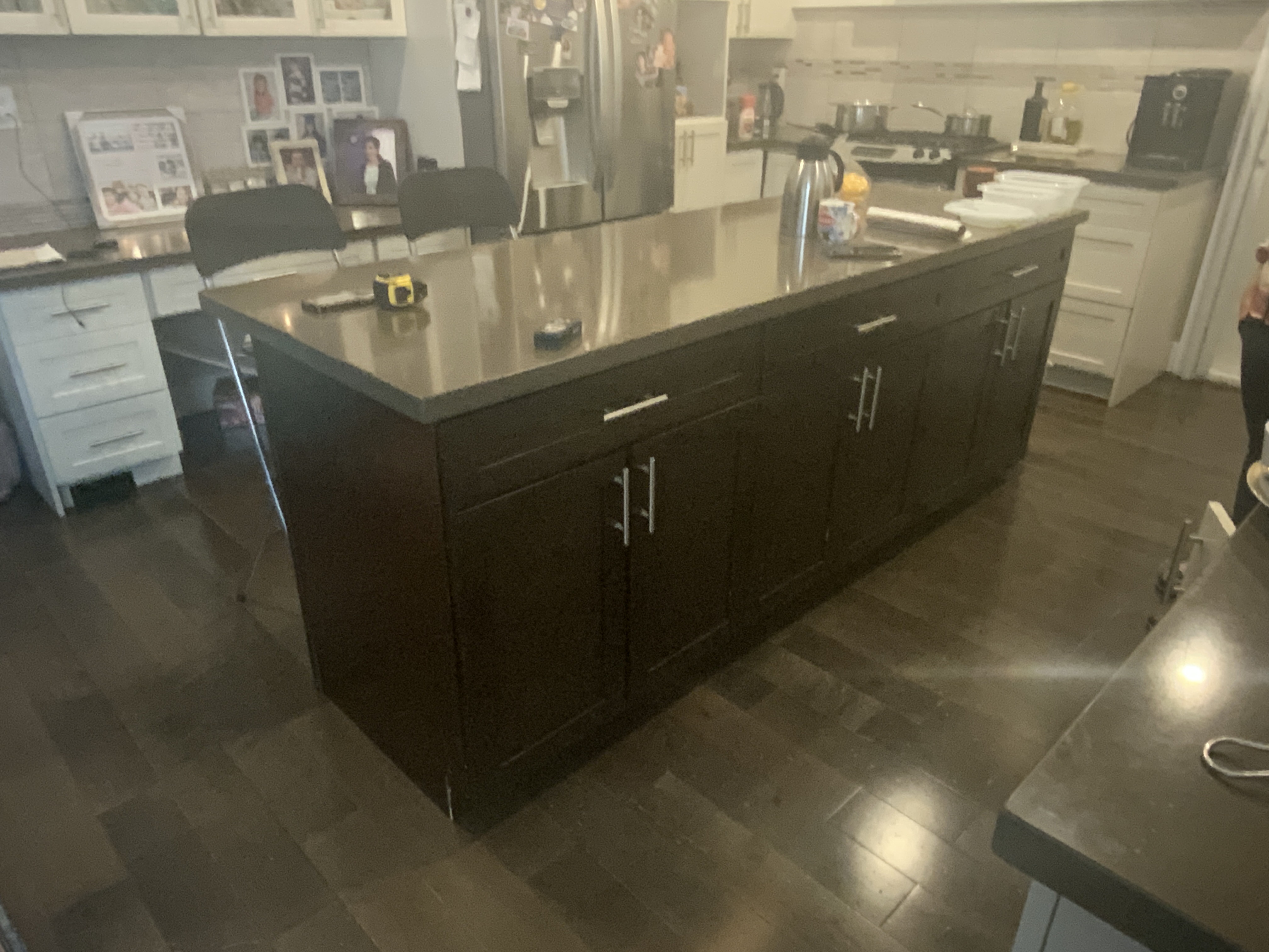 Kitchen Renovation with Waterfall Island Design - Before 1