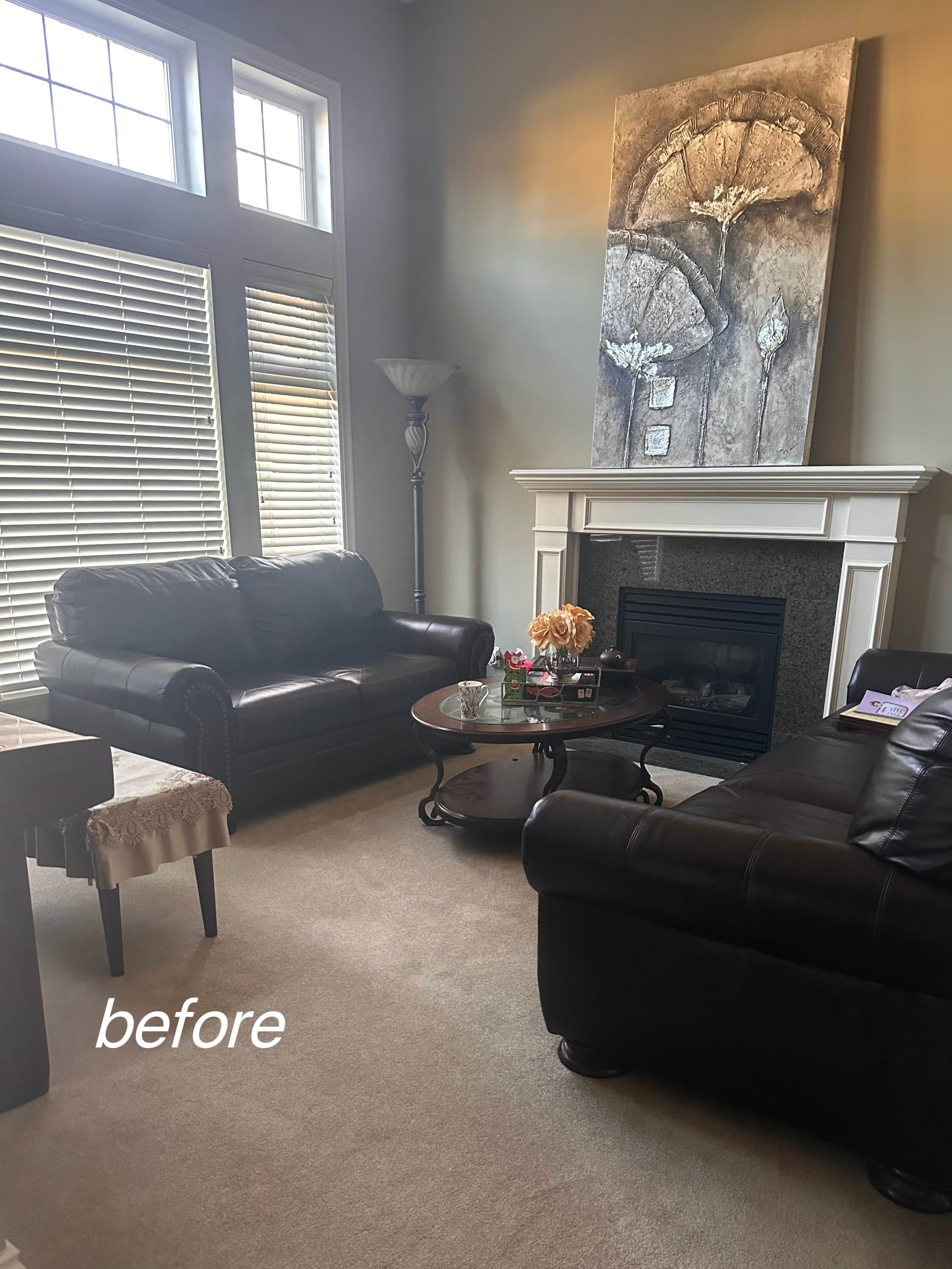 厨房翻新 — 定制橱柜与石英石台面 - 改造前 1