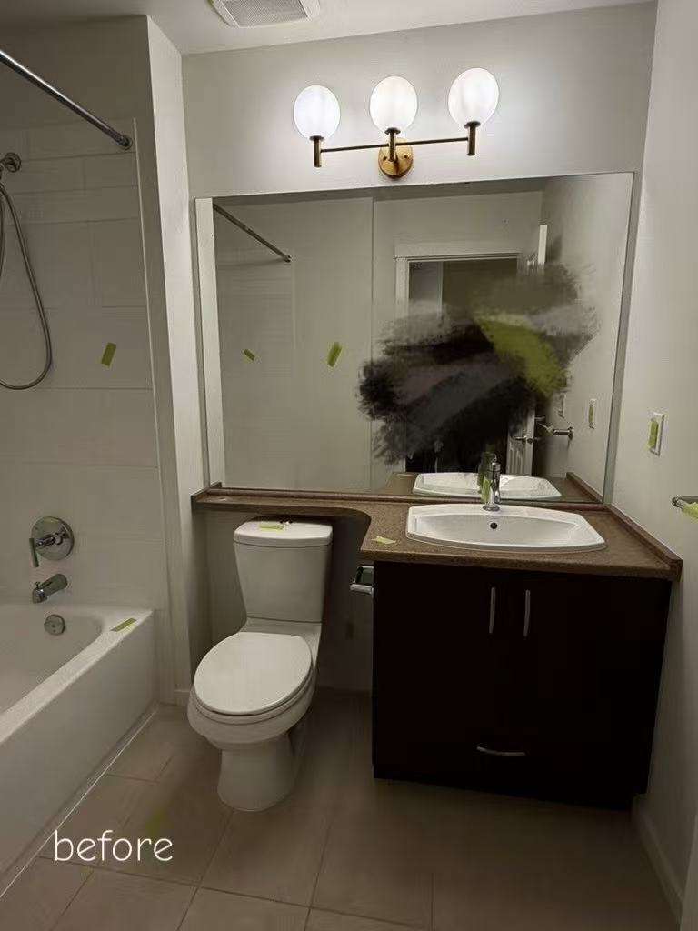 Comprehensive Renovation of 3.5 Bathrooms in Delta, BC - Before 1