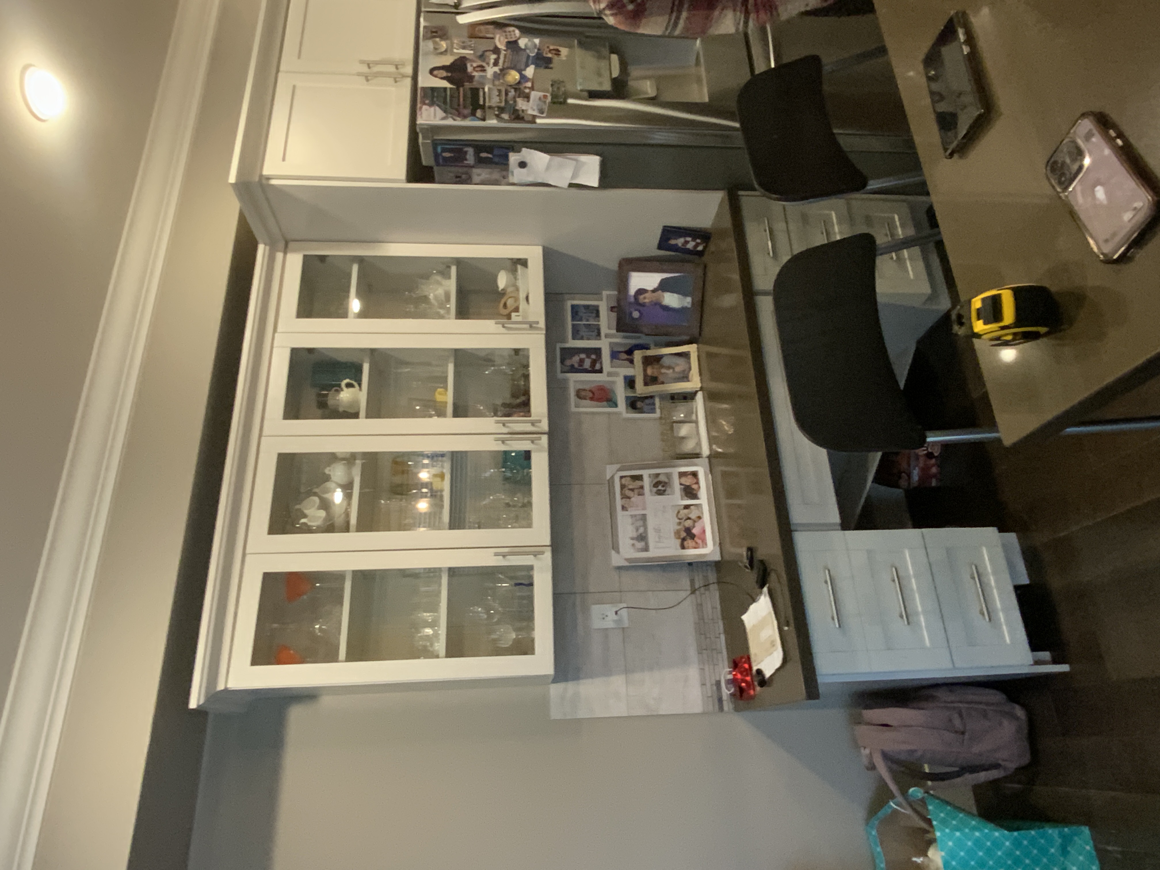 Kitchen Renovation with Waterfall Island Design - Before 2