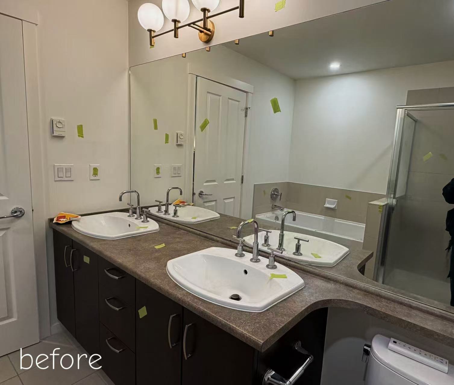 Comprehensive Renovation of 3.5 Bathrooms in Delta, BC - Before 3