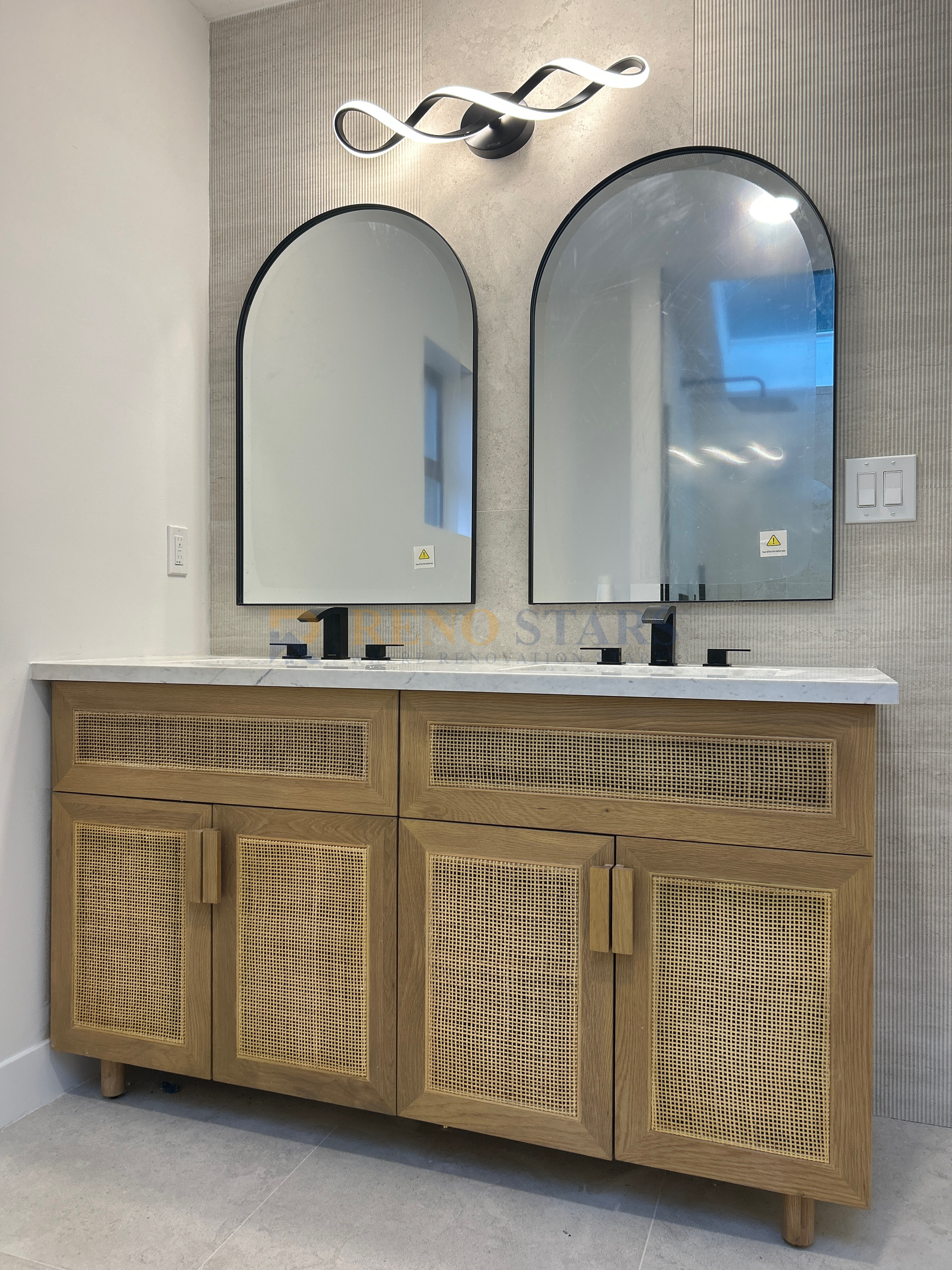 Luxury Curbless Shower Bathroom Renovation in North Vancouver