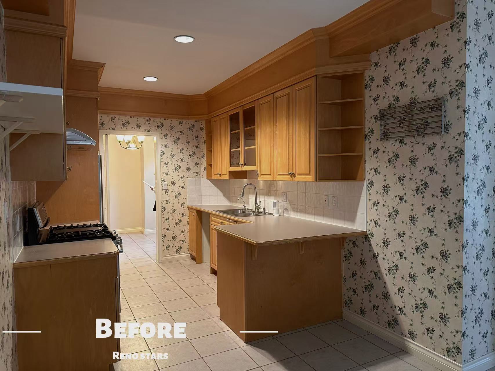 Modern Kitchen Renovation in Burnaby - Before Renovation 1