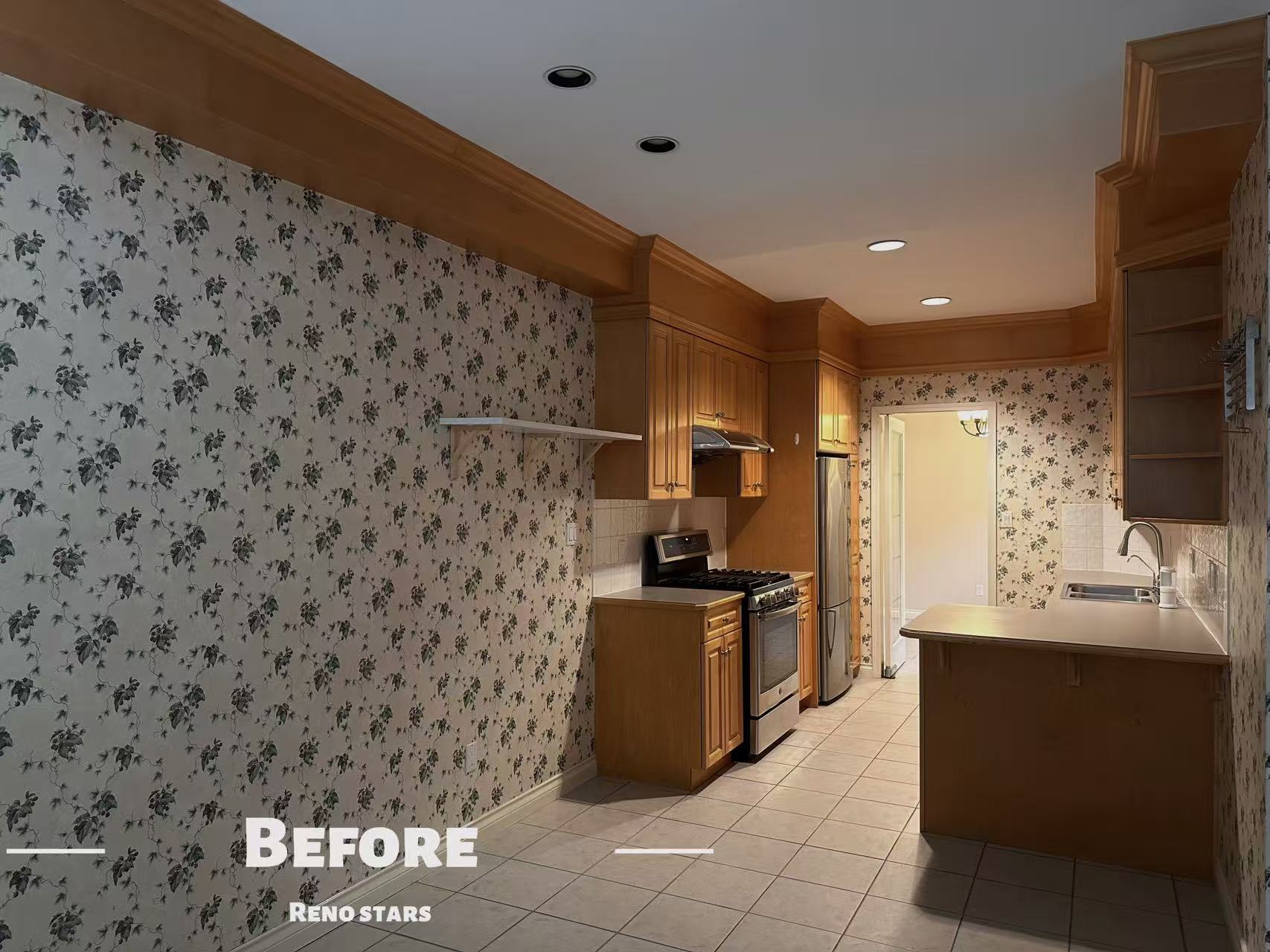 Modern Kitchen Renovation in Burnaby - Before Renovation 2