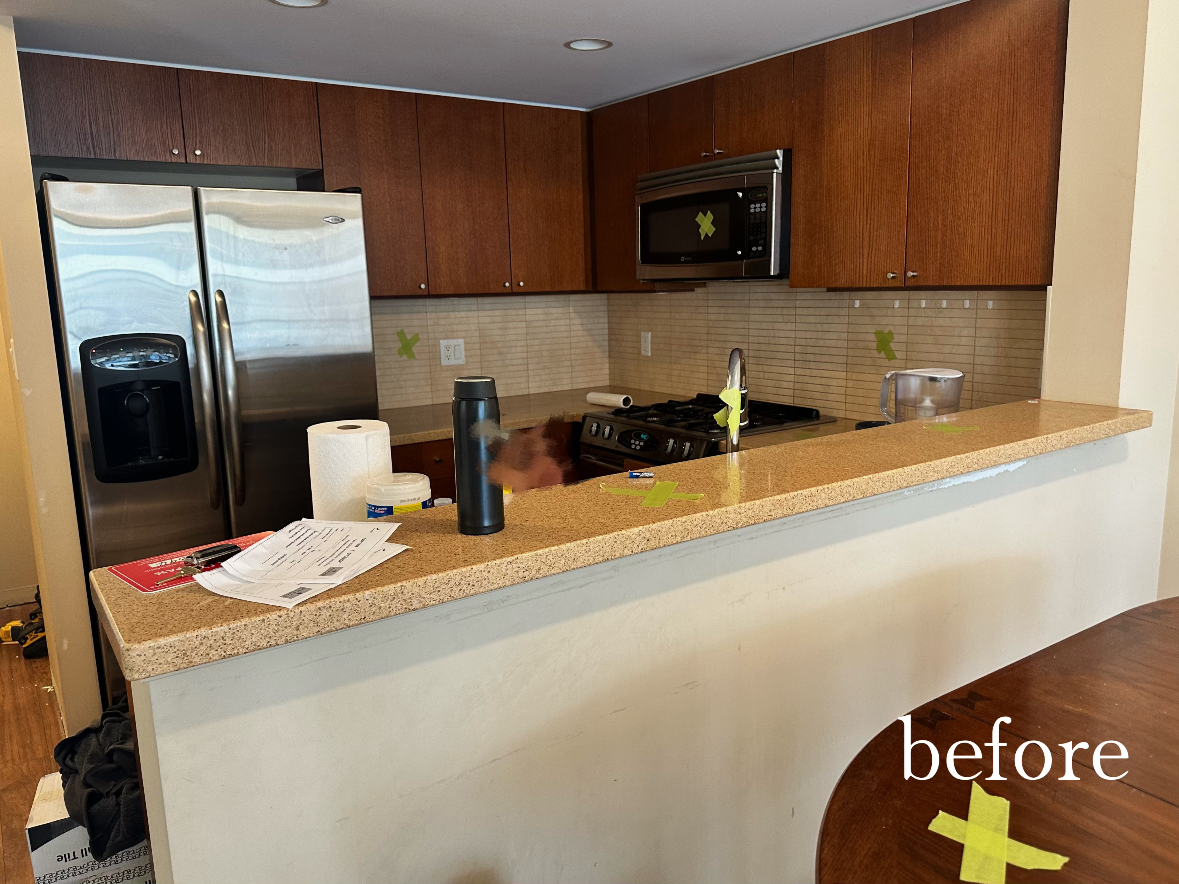 Low Budget Condo Renovation in West Vancouver - Before 3