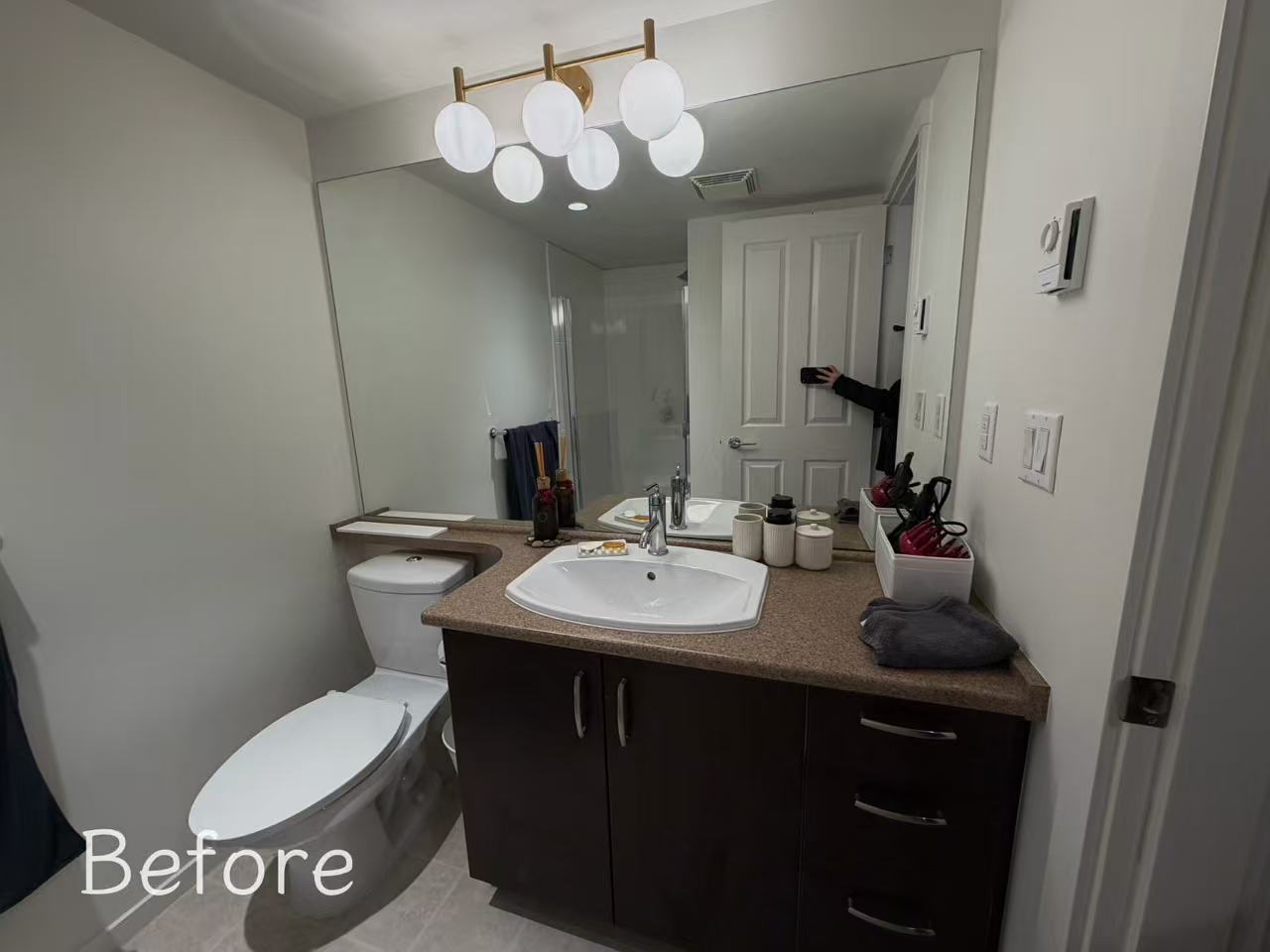 Three and a Half Bathroom Renovation in Delta - Before Renovation 5