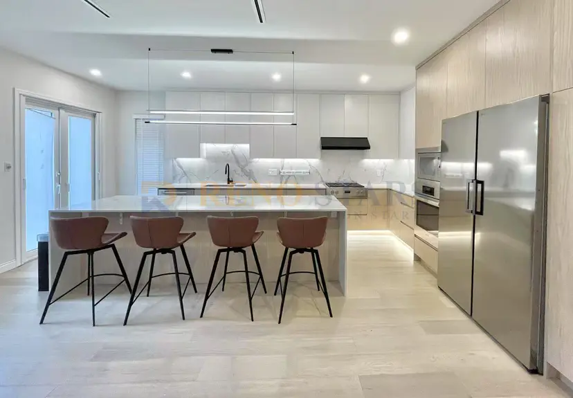 Custom Kitchen Renovation with Black Fixtures - After 1