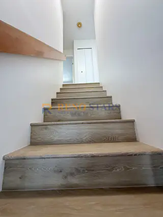 New LVP staircase to the upper landing