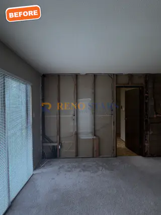 Family room during demolition