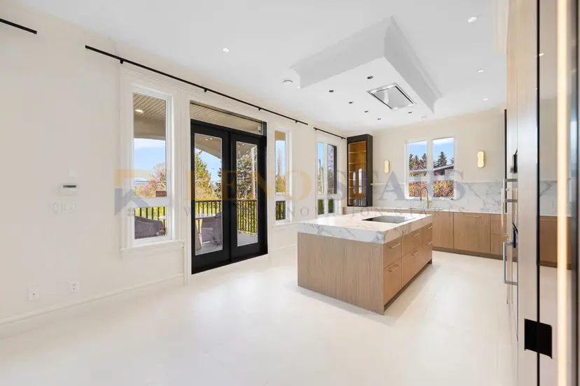 Custom Kitchen Renovation with Gold Fixtures - After 1