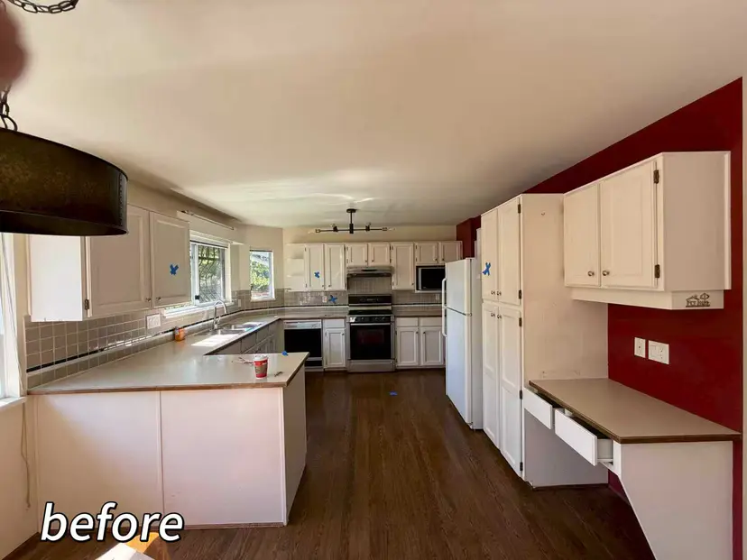 Minimalist Warm Kitchen Renovation - Before Renovation 1