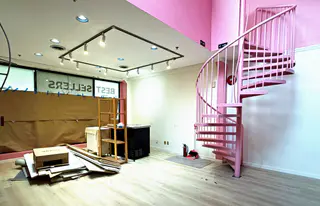 Before: shop floor of a retail unit on Capstan Way, Richmond