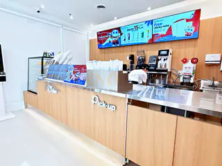 After: bar and prep area — TeaByDo bubble tea shop renovation, Richmond